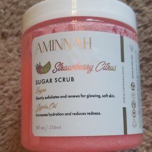 Aminnah Pink Sugar Scrub Exfoliant Bath & Body